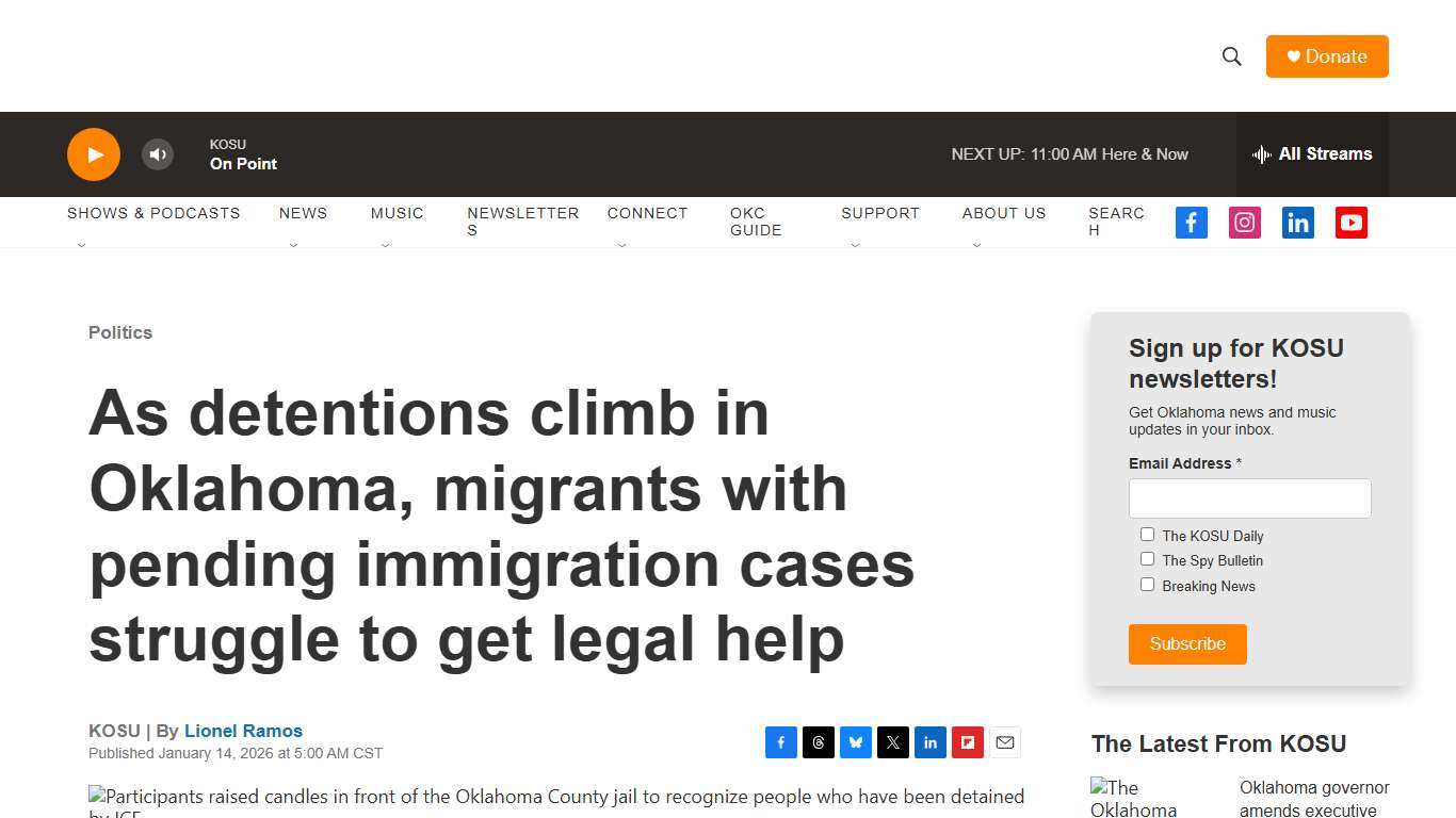 Immigration attorneys feel strain as detentions rise in Oklahoma KOSU